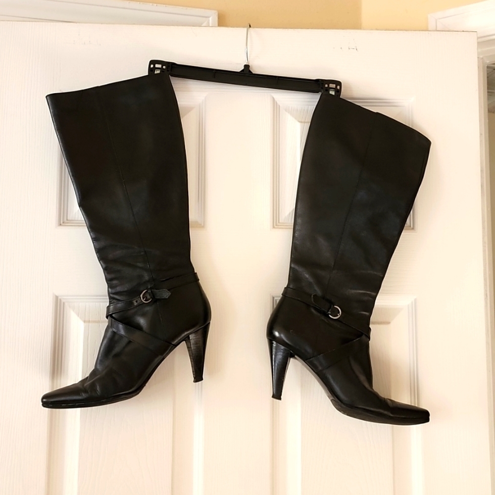 Bandolino boots black leather